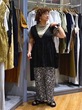 「アイテム（サンダル）」を使った、tosa0101さん（レディース・152cm・50代）の夏コーディネート