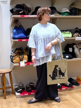 「studio CLIP（スタディオクリップ）のアイテム」を使った、tosa0101さん（レディース・152cm）の夏コーディネート