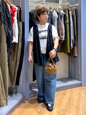 「アイテム（ベスト）」を使った、tosa0101さん（レディース・152cm・50代）の秋コーディネート