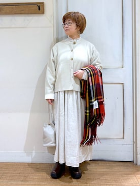 「アイテム（ワンピース/ドレス）」を使った、tosa0101さん（レディース・152cm・40代）の秋コーディネート