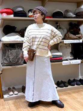 「アイテム（ニット/セーター）」を使った、tosa0101さん（レディース・152cm・50代）の秋コーディネート