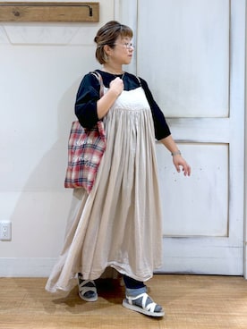 「アイテム（ワンピース/ドレス）」を使った、tosa0101さん（レディース・152cm・40代）の夏コーディネート