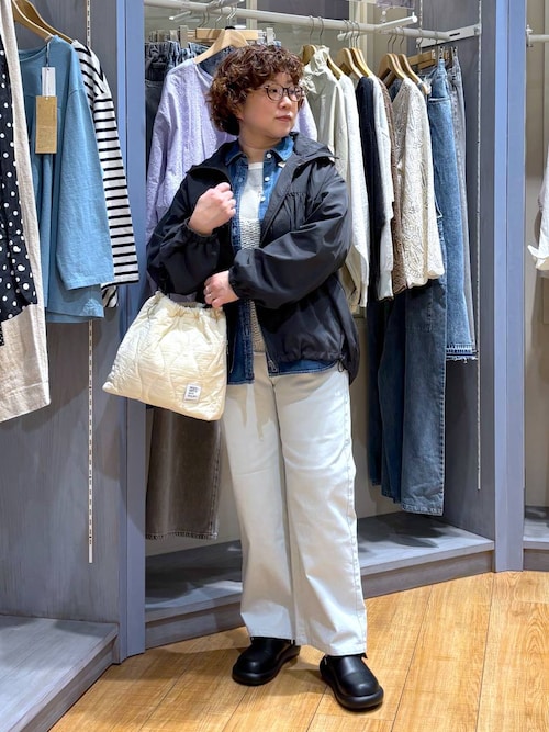 【試着のみ】スタディオクリップ　ダブルシャーリングZIPブルゾン 試着のみ】スタディオクリップ ダブルシャーリングZIPブルゾン - メルカリ