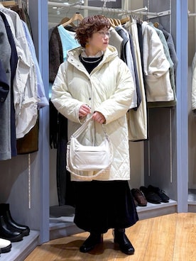 「アイテム（ネックレス）」を使った、tosa0101さん（レディース・152cm・50代）の冬コーディネート