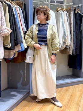 「アイテム（スカート）」を使った、tosa0101さん（レディース・152cm・50代）の秋コーディネート