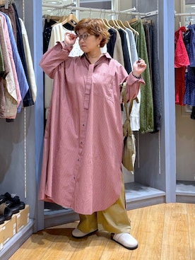 「studio CLIP（スタディオクリップ）のアイテム（その他パンツ）」を使った、tosa0101さん（レディース・152cm）の秋コーディネート