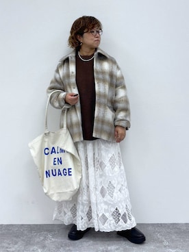 「アイテム（その他アウター）」を使った、tosa0101さん（レディース・152cm・40代）の秋コーディネート