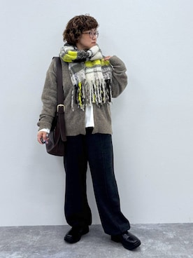 「アイテム（トップス）」を使った、tosa0101さん（レディース・152cm・50代）の冬コーディネート