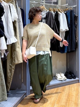 「アイテム（ショルダーバッグ）」を使った、tosa0101さん（レディース・152cm・40代）の夏コーディネート