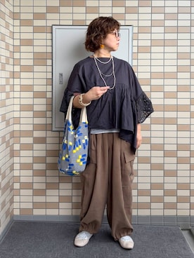 「アイテム（トップス）」を使った、tosa0101さん（レディース・152cm・40代）の秋コーディネート