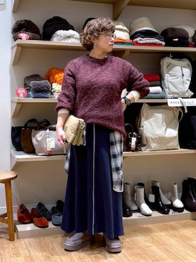 「アイテム（ショルダーバッグ）」を使った、tosa0101さん（レディース・152cm・50代）の秋コーディネート