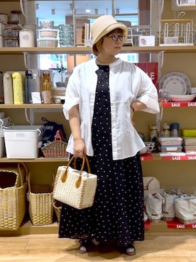 「アイテム（ワンピース/ドレス）」を使った、tosa0101さん（レディース・152cm・40代）の夏コーディネート