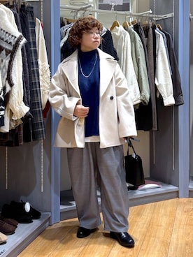 「アイテム（ネックレス）」を使った、tosa0101さん（レディース・152cm・40代）の秋コーディネート