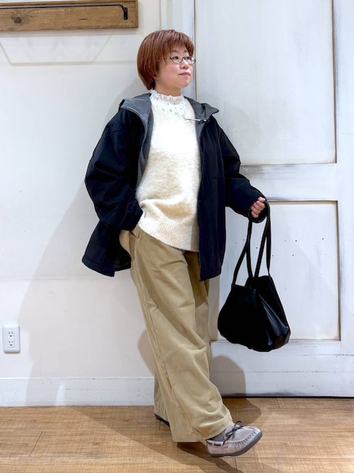 セール】5ゲージ起毛ふわふわヤーンベスト（ベスト）｜studio CLIP