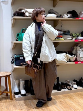 「studio CLIP（スタディオクリップ）のアイテム」を使った、tosa0101さん（レディース・152cm）の冬コーディネート