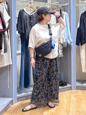 「アイテム（チャーム）」を使った、tosa0101さん（レディース・152cm）の夏コーディネート