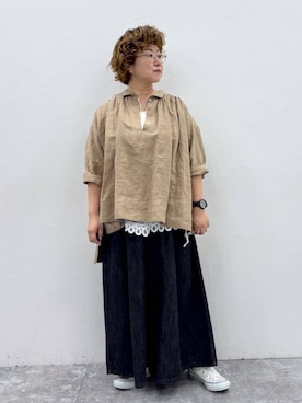 「アイテム（ファッション雑貨）」を使った、tosa0101さん（レディース・152cm・50代）の夏コーディネート