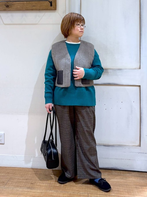 セール】リバーシブルショートベスト（ベスト）｜studio CLIP