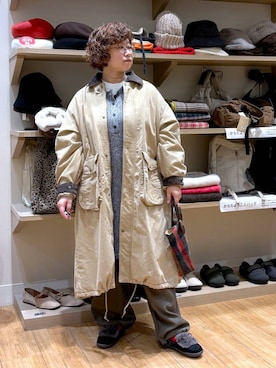 「アイテム（モッズコート）」を使った、tosa0101さん（レディース・152cm）の秋コーディネート