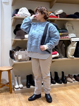 「アイテム（チョーカー）」を使った、tosa0101さん（レディース・152cm・50代）の秋コーディネート