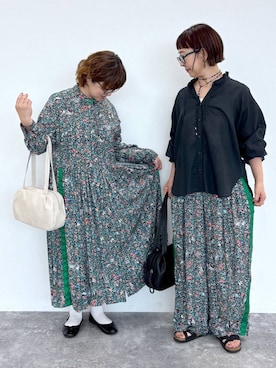 「studio CLIP（スタディオクリップ）のアイテム（ワンピース）」を使った、tosa0101さん（レディース・152cm）の夏コーディネート