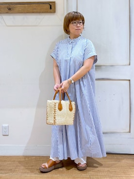 「アイテム（ワンピース/ドレス）」を使った、tosa0101さん（レディース・152cm・40代）の夏コーディネート