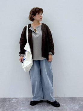 「アイテム（シャツ/ブラウス）」を使った、tosa0101さん（レディース・152cm・50代）の秋コーディネート