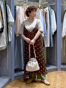 「studio CLIP（スタディオクリップ）のアイテム」を使った、tosa0101さん（レディース・152cm）の春コーディネート