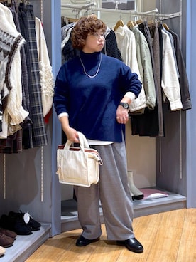 「アイテム（ネックレス）」を使った、tosa0101さん（レディース・152cm・50代）の冬コーディネート