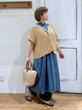 「アイテム（ワンピース/ドレス）」を使った、tosa0101さん（レディース・152cm・40代）の夏コーディネート