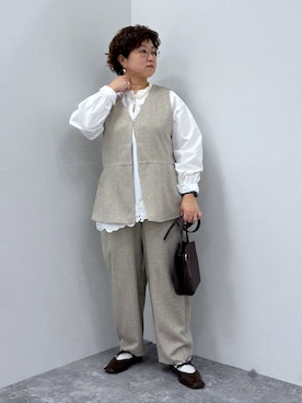 「アイテム（ショルダーバッグ）」を使った、tosa0101さん（レディース・152cm・50代）の冬コーディネート