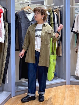 「アイテム（バッグ）」を使った、tosa0101さん（レディース・152cm・50代）の秋コーディネート