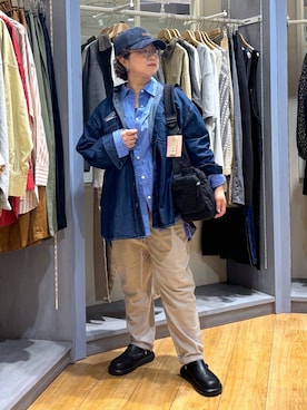 「アイテム（帽子）」を使った、tosa0101さん（レディース・152cm・50代）の秋コーディネート