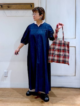 「アイテム（ワンピース/ドレス）」を使った、tosa0101さん（レディース・152cm・40代）の夏コーディネート