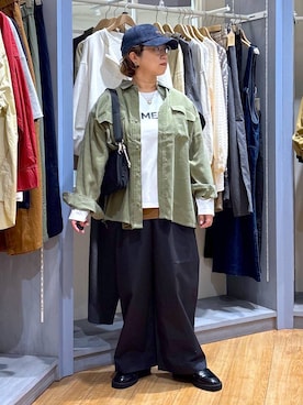 「キャップ」｜tosa0101さん（レディース・152cm・40代）の秋コーディネート