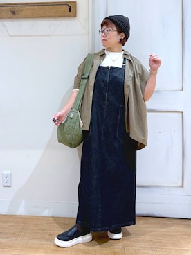 「アイテム（ワンピース/ドレス）」を使った、tosa0101さん（レディース・152cm・40代）の秋コーディネート