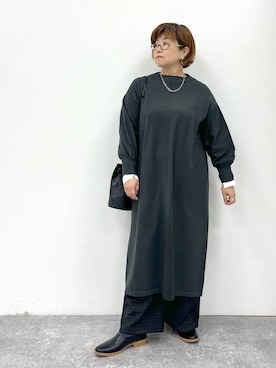 「アイテム（ワンピース/ドレス）」を使った、tosa0101さん（レディース・152cm・40代）の秋コーディネート