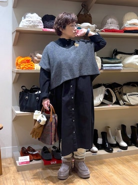 「studio CLIP（スタディオクリップ）のアイテム」を使った、tosa0101さん（レディース・152cm）の冬コーディネート