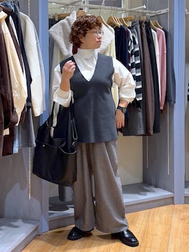 「studio CLIP（スタディオクリップ）のアイテム」を使った、tosa0101さん（レディース・152cm）の秋コーディネート