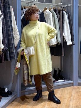 「アイテム（ネックレス）」を使った、tosa0101さん（レディース・152cm・50代）の冬コーディネート