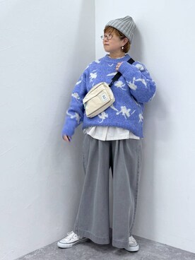 「アイテム（帽子）」を使った、tosa0101さん（レディース・152cm・40代）の冬コーディネート