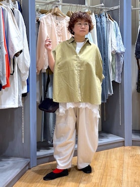 「studio CLIP（スタディオクリップ）のアイテム（シューズ）」を使った、tosa0101さん（レディース・152cm）の春コーディネート