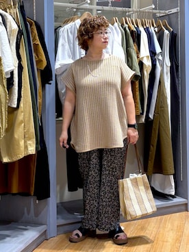 「アイテム（トートバッグ）」を使った、tosa0101さん（レディース・152cm・50代）の夏コーディネート
