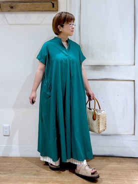 「アイテム（ワンピース/ドレス）」を使った、tosa0101さん（レディース・152cm・40代）の夏コーディネート