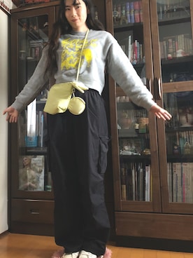 「ジーユーコーデ」｜kumanomi6さん（レディース・166cm）の冬コーディネート