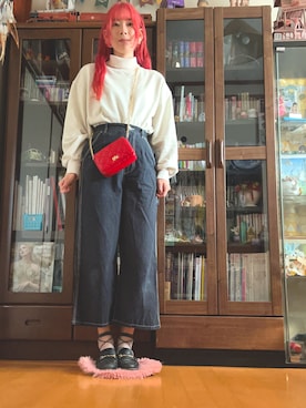 「jouetie（ジュエティ）のアイテム」を使った、kumanomi6さん（骨格ウェーブ・レディース・166cm）の冬コーディネート