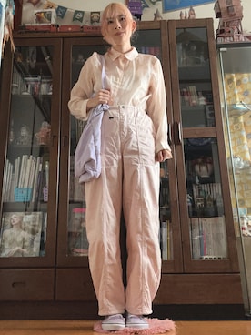 「VANS（バンズ）のアイテム（シューズ）」を使った、kumanomi6さん（レディース・166cm）の夏コーディネート
