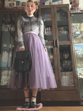 「Honeys（ハニーズ）のアイテム」を使った、kumanomi6さん（骨格ウェーブ・レディース・166cm）の春コーディネート