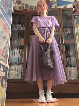 「Honeys（ハニーズ）のアイテム」を使った、kumanomi6さん（レディース・166cm）の夏コーディネート