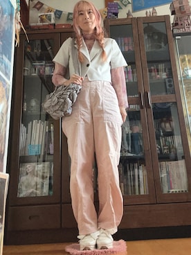 「RETRO GIRL（レトロガール）のアイテム」を使った、kumanomi6さん（骨格ウェーブ・レディース・166cm）の夏コーディネート
